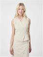 NEO NOIR FILORA RAMIE WRAP WAISTCOAT
