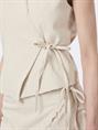 NEO NOIR FILORA RAMIE WRAP WAISTCOAT