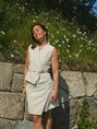 NEO NOIR FILORA RAMIE WRAP WAISTCOAT