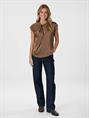 NEO NOIR FLEUR DRAPY SATIN BLOUSE