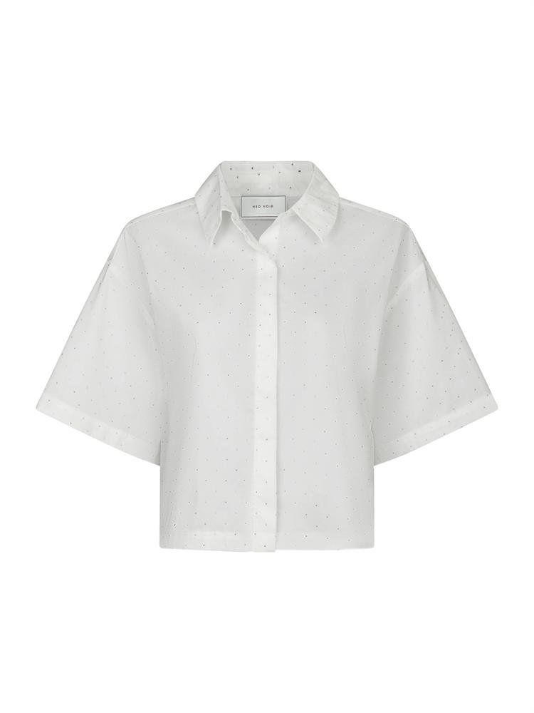 NEO NOIR JASIE POPLIN STONE SHIRT
