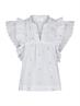 NEO NOIR JAYLA EMBROIDERY TOP