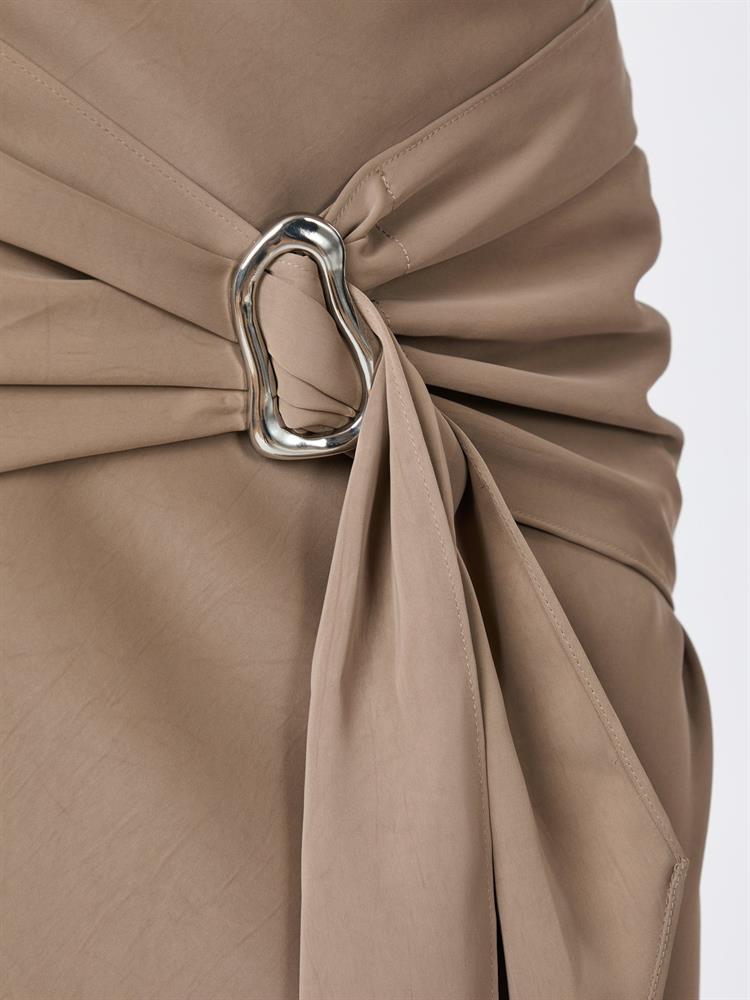 NEO NOIR KIT DULL SATEEN SKIRT