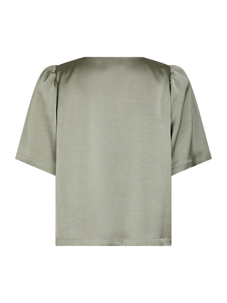 NEO NOIR LARGO HEAVY SATEEN BLOUSE