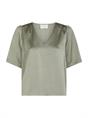 NEO NOIR LARGO HEAVY SATEEN BLOUSE