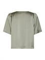 NEO NOIR LARGO HEAVY SATEEN BLOUSE
