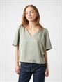 NEO NOIR LARGO HEAVY SATEEN BLOUSE