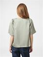 NEO NOIR LARGO HEAVY SATEEN BLOUSE