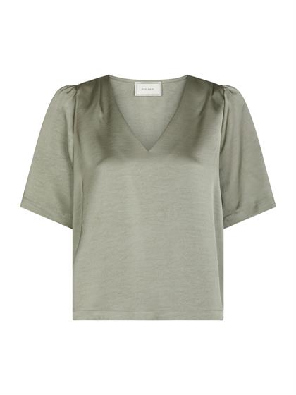 NEO NOIR LARGO HEAVY SATEEN BLOUSE