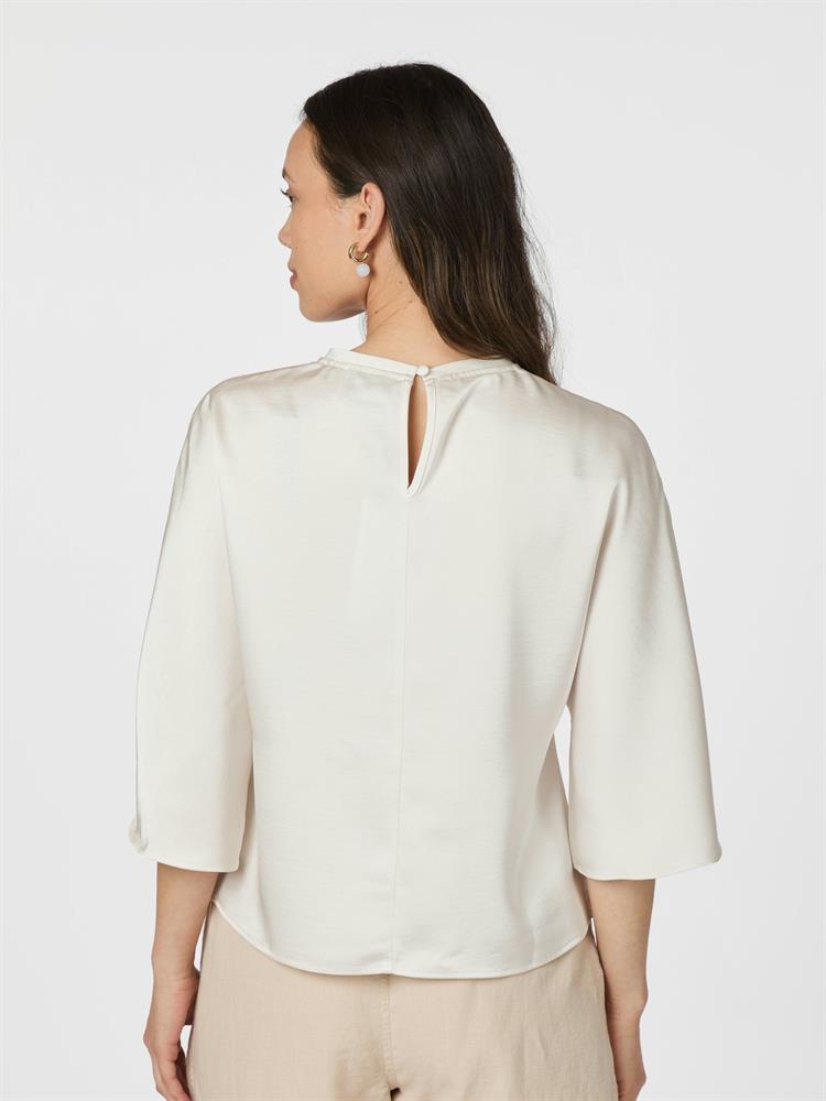 NEO NOIR LIORA HEAVY SATEEN BLOUSE
