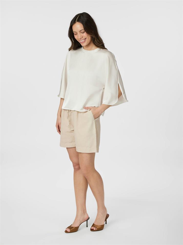 NEO NOIR LIORA HEAVY SATEEN BLOUSE
