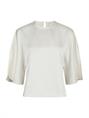 NEO NOIR LIORA HEAVY SATEEN BLOUSE