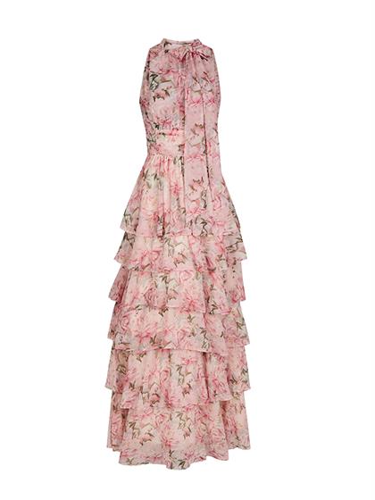 NEO NOIR MARLI FLOWER CHIFFON DRESS