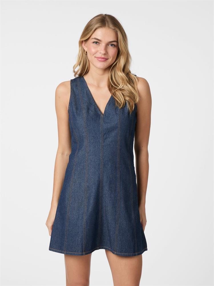 NEO NOIR NAVA DENIM DRESS