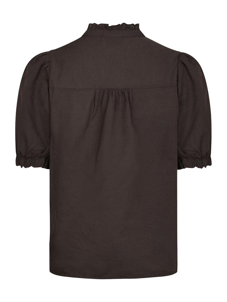 NEO NOIR ODESA LINEN BLOUSE