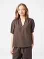 NEO NOIR ODESA LINEN BLOUSE