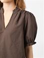 NEO NOIR ODESA LINEN BLOUSE