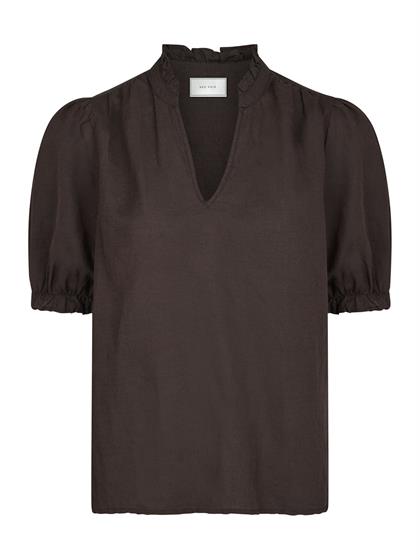 NEO NOIR ODESA LINEN BLOUSE