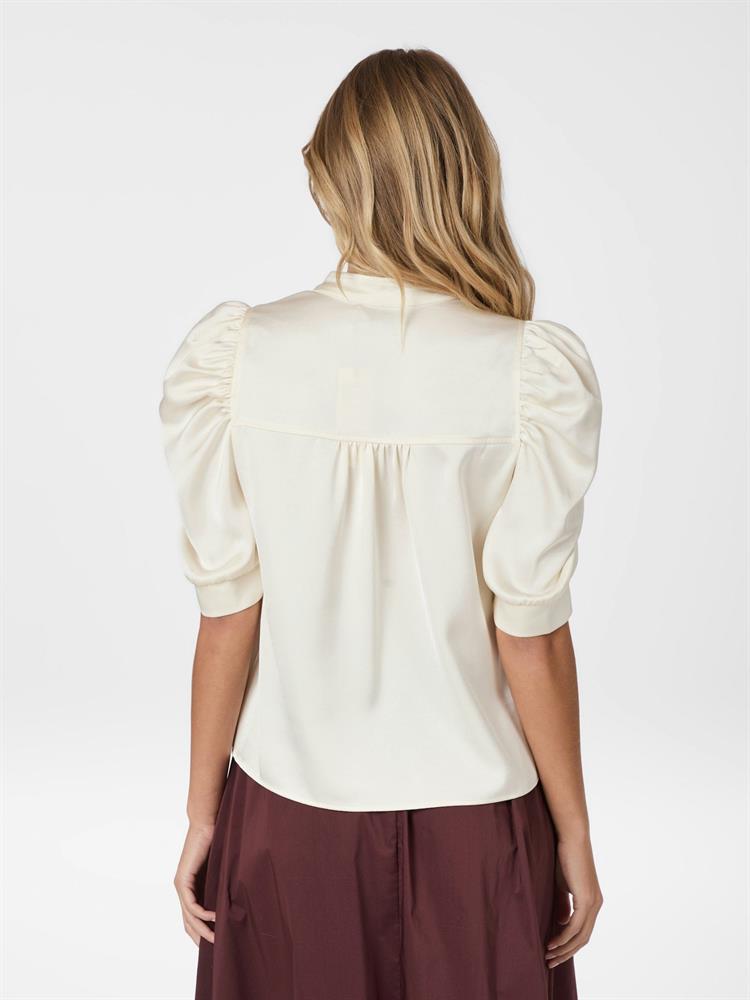 NEO NOIR ROELLA HEAVY SATEEN BLOUSE