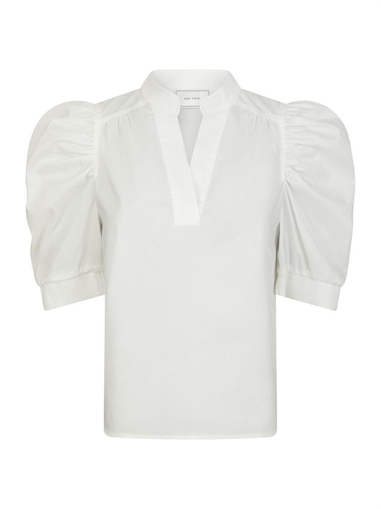 NEO NOIR ROELLA POPLIN BLOUSE