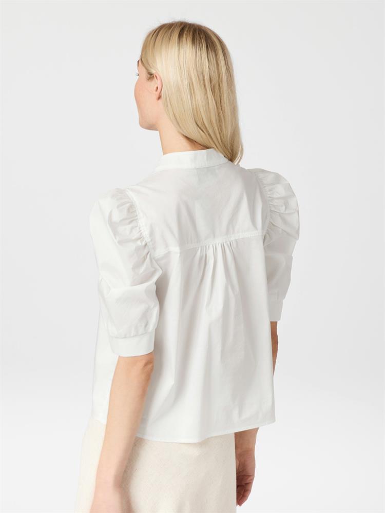 NEO NOIR ROELLA POPLIN BLOUSE