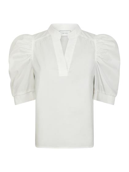 NEO NOIR ROELLA POPLIN BLOUSE