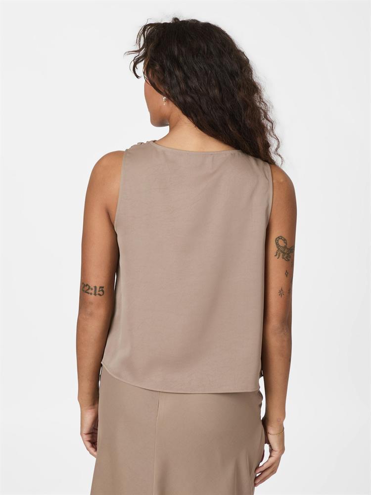 NEO NOIR SCOTTA DULL SATEEN TOP