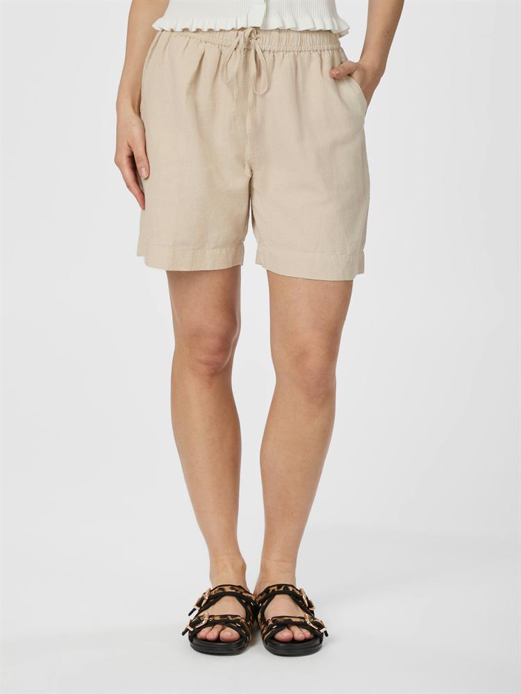 NEO NOIR SHEA LINEN SHORTS