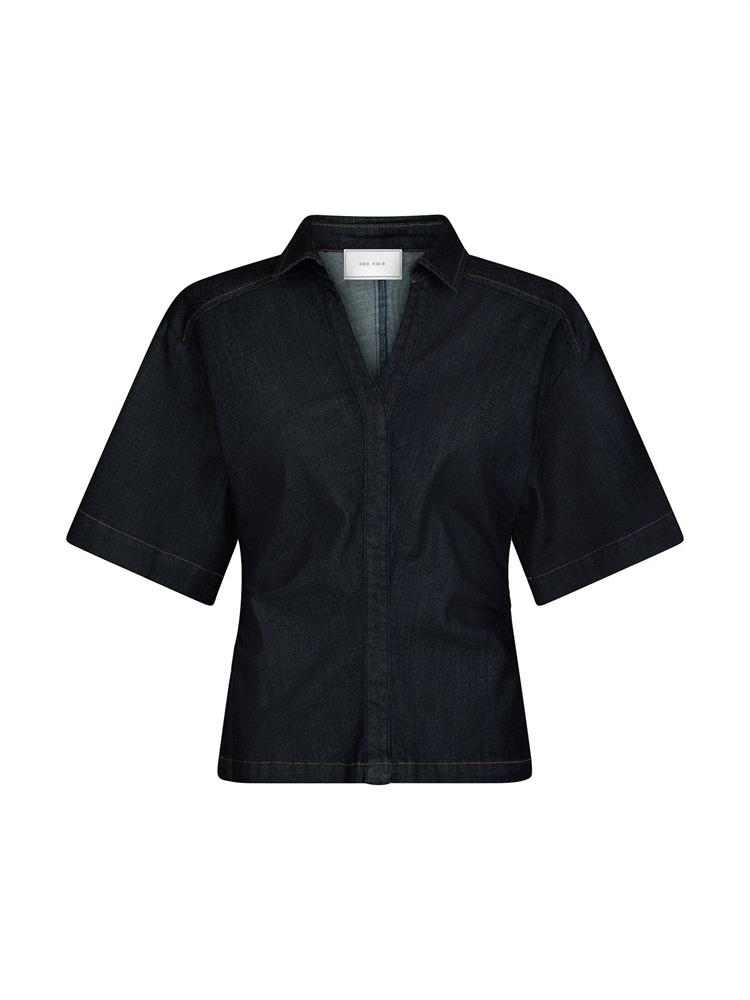 NEO NOIR SPENDA DENIM BLOUSE