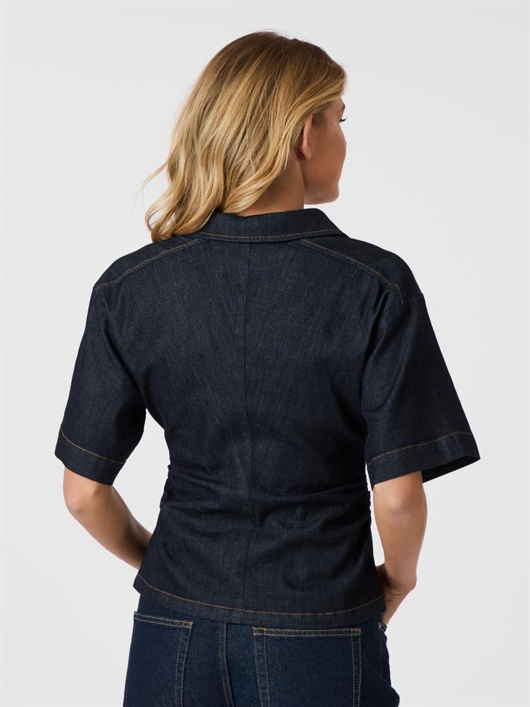 NEO NOIR SPENDA DENIM BLOUSE