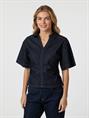 NEO NOIR SPENDA DENIM BLOUSE