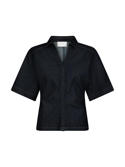 NEO NOIR SPENDA DENIM BLOUSE