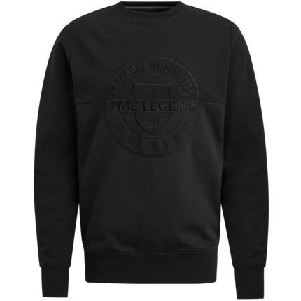 PME Legend Crewneck slub-look jacquard sweat