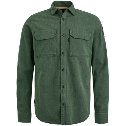 PME Legend Long Sleeve Shirt Flanel Herringbo