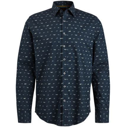 PME Legend Long Sleeve Shirt Print On Poplin
