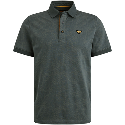 PME Legend Short sleeve polo fine pique aop