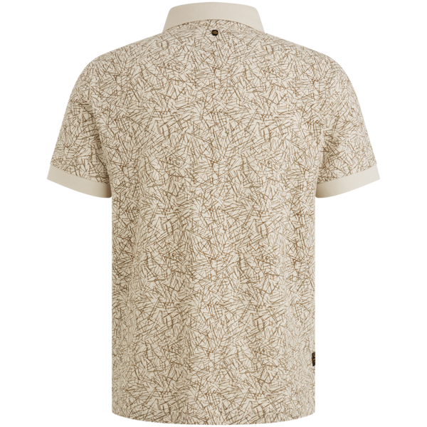 PME Legend Short sleeve polo slub jersey aop
