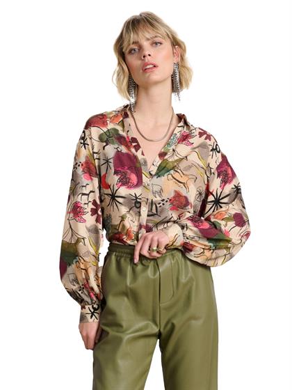 Pom Amsterdam BLOUSE FANTASTIQUE SAND