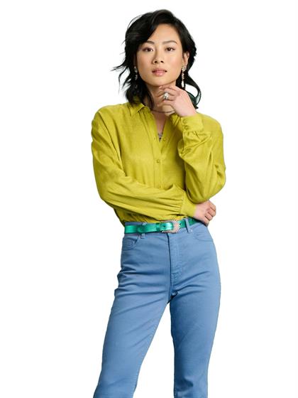 Pom Amsterdam BLOUSE MILLY TITANIUM
