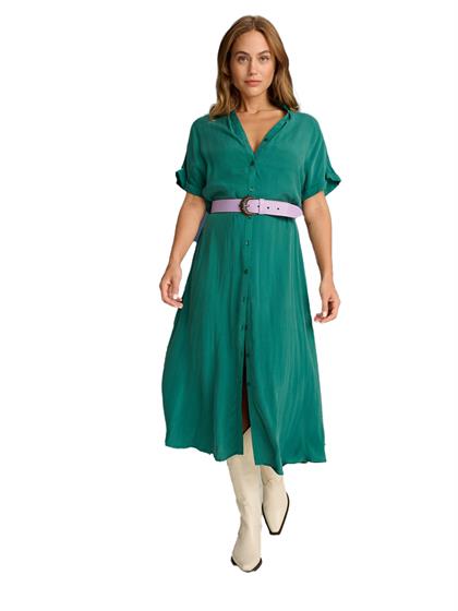 Pom Amsterdam DRESS - Lynn Pacific Green