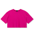 Refined Department LADIES KNITTED CROPPED T-SHIRT CLARA