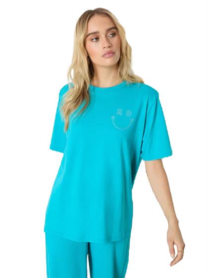 Refined Department LADIES KNITTED RHINESTONE T-SHIRT MEXIE