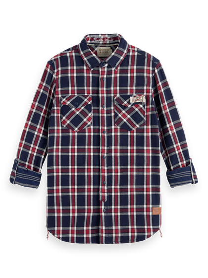 Scotch & Soda ARCHIVE DOUBLE FACE TWILL CHECK