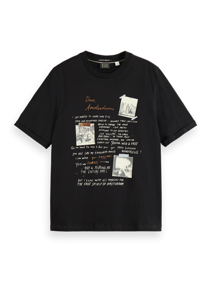 Scotch & Soda Dear amsterdam relaxed fit T-shirt