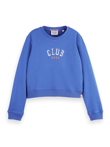 Scotch & Soda Regular fit cropped crewneck