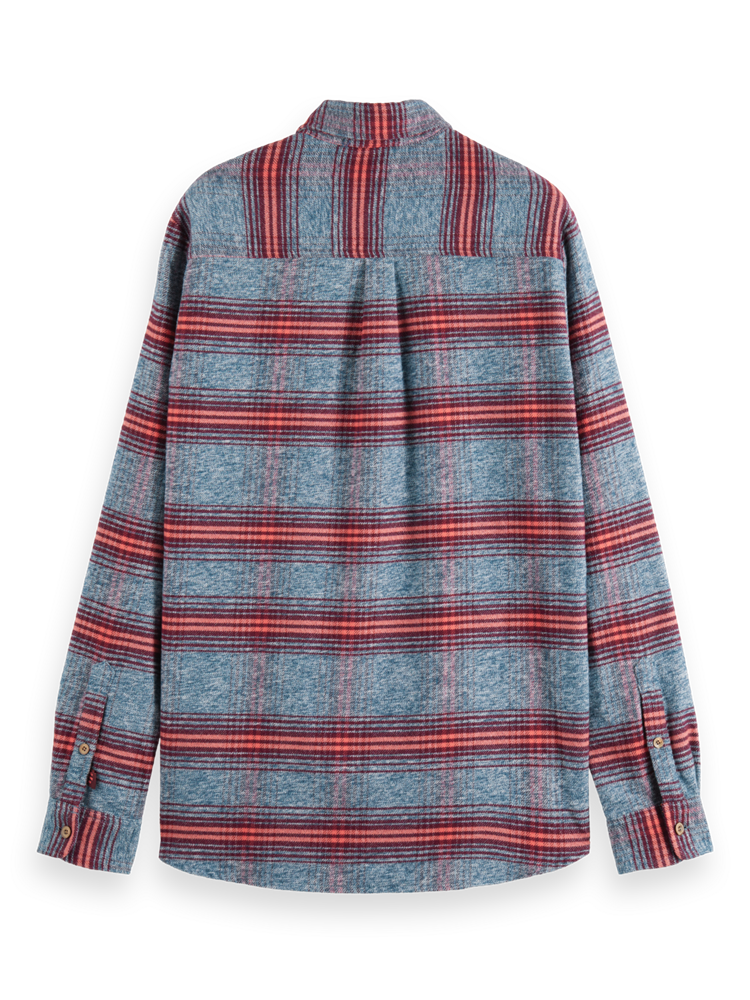 Scotch & Soda Regular fit- Striped flannel shirt