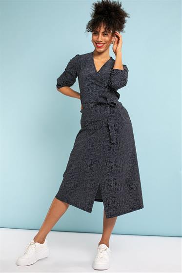 Studio Anneloes Gigi small dot wrap dress