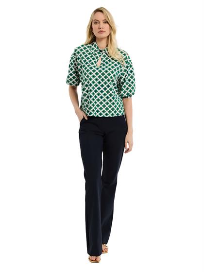 Studio Anneloes Skyler graphic flowers blouse