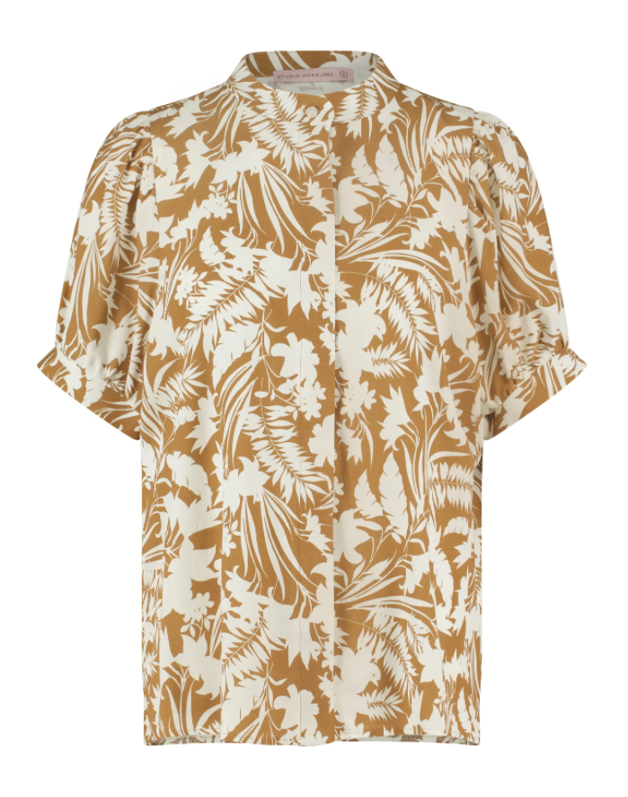 Studio Anneloes Ted flower crepe blouse