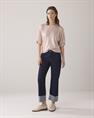 SUMMUM Badwing Boxy Top Metallic Sweat Fluid